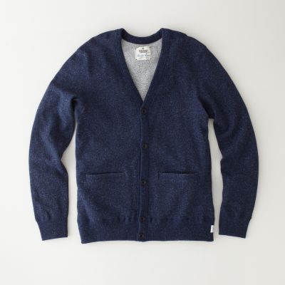 SPECKLED FLEECE CARDIGAN