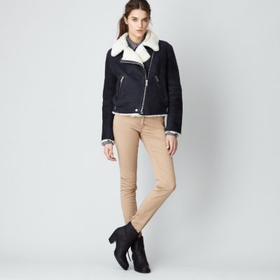 Rita Shearling Leather Jacket