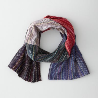 MODIFIED HERRINGBONE STRIPE SCARF - 5-COLOR CRAZY