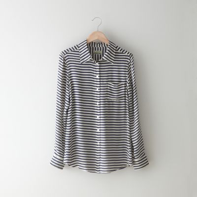 Striped Silk Shirt