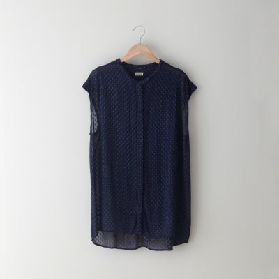 Dot Jacquard Blouse