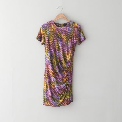 RUCHED SIDE DRESS