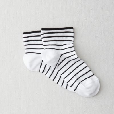 STRIPE COTTON ANKLE SOCK