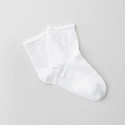 LACE PATTERN ANKLE SOCK