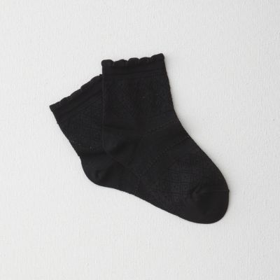 LACE PATTERN ANKLE SOCK