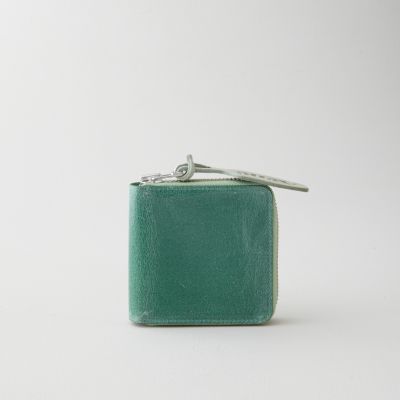 AMBER SQUARE ZIP WALLET