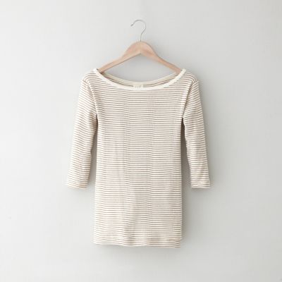 BOAT NECK 3/4 SLEEVE TEE