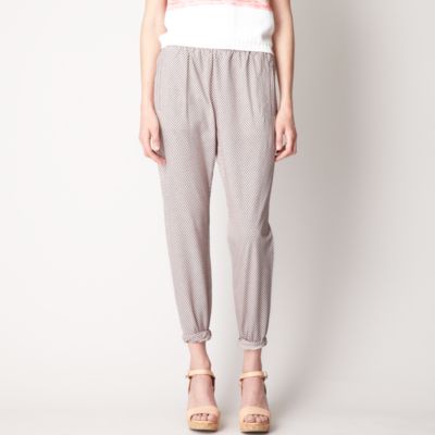 SAROUEL STRIPED TWILL PANT