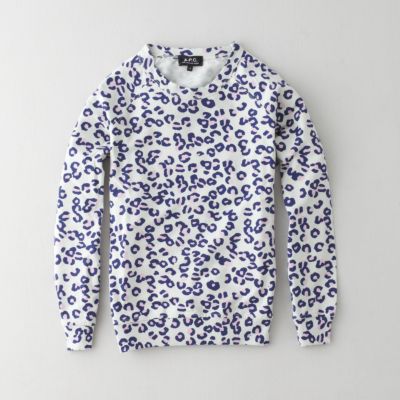 LEOPARD PRINT SWEATSHIRT