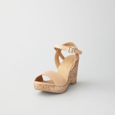 CORK WEDGE SANDAL