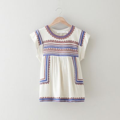 DUMAS EMBROIDERY TOP