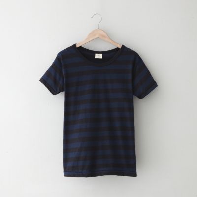 JERSEY STRIPED BOYFRIEND TEE