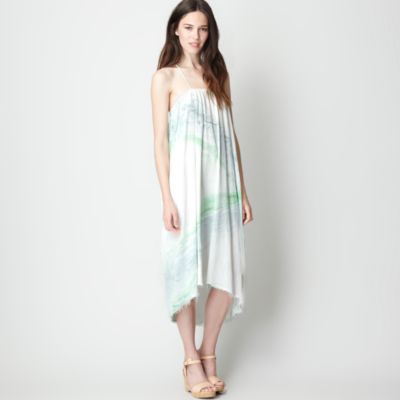 MARBLE LONG STRAP DRESS