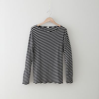 LONG SLEEVE BOAT NECK TEE