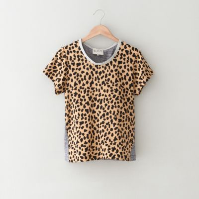 LEOPARD & JERSEY TEE