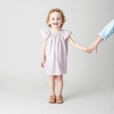 FLUTTER SLEEVE DRESS