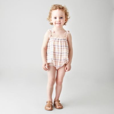 RUFFLE TOP ROMPER