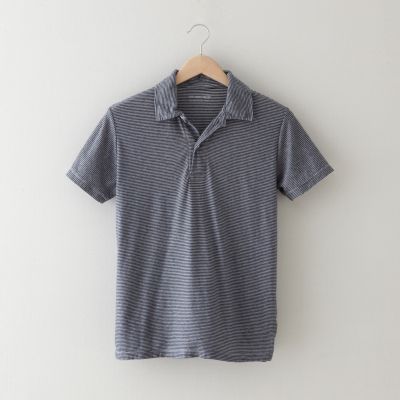 SHORT SLEEVE STRIPE POLO