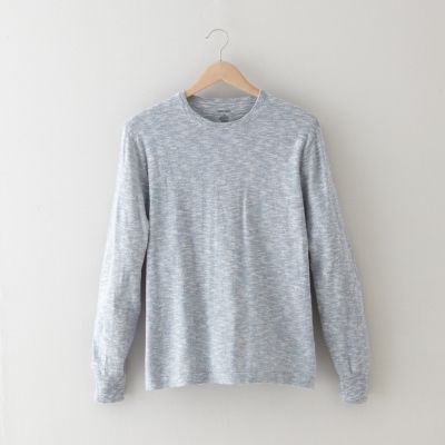 MARLED COTTON SLUB CREW TEE