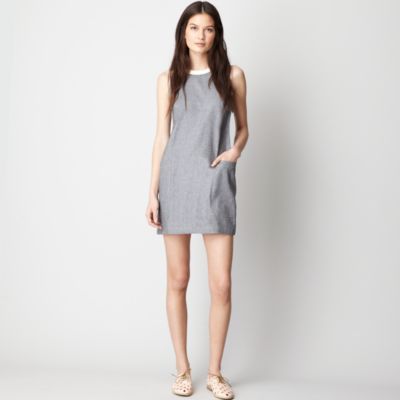LINEN RACERBACK DRESS