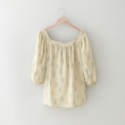 CASSIOPEIA SQUARE NECK BLOUSE