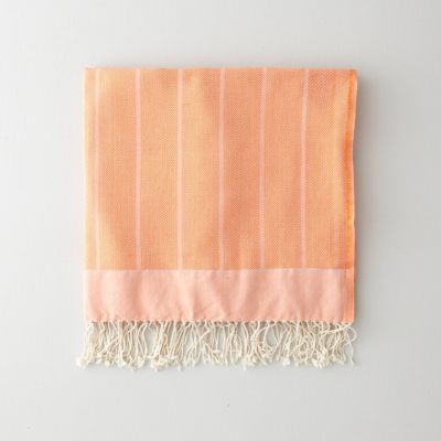 ORANGE HERRINGBONE FOUTA TOWEL
