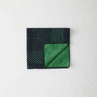 OVER-DYED DOTS HANDKERCHIEF