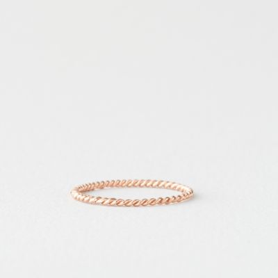 14k Gold Rope Ring