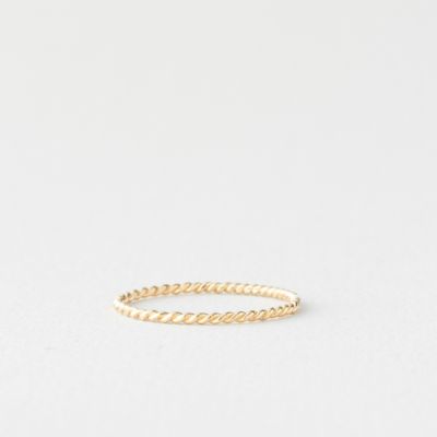 14k Gold Rope Ring