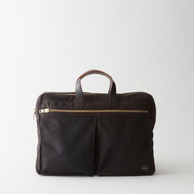 DUAL WAXED COTTON BRIEFCASE