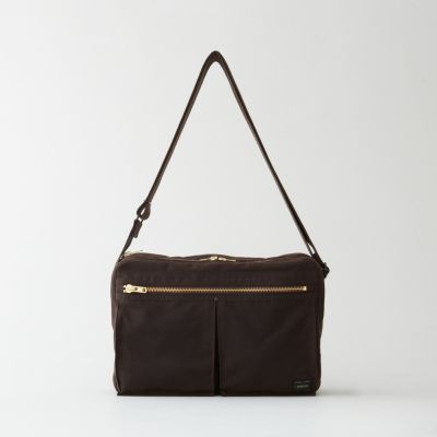 DUAL WAXED MESSENGER BAG