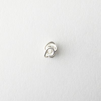Silver Knot Stud