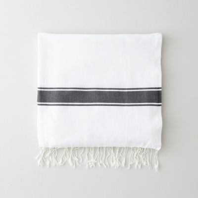 SOLID BIG STRIPE FOUTA TOWEL