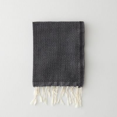 SOLID GUEST TOWEL - BLACK