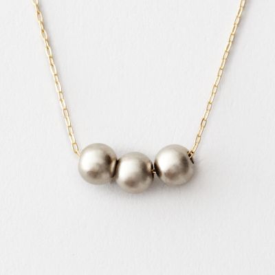 10.17.1931 Three Pearls Necklace