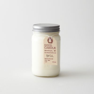 MASON JAR CANDLE - BASIL