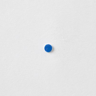 ENAMEL BLUE DOT STUD