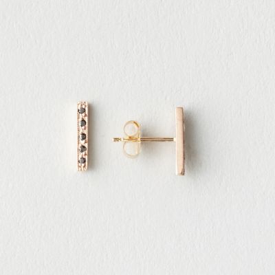 BLACK DIAMOND BAR STUDS