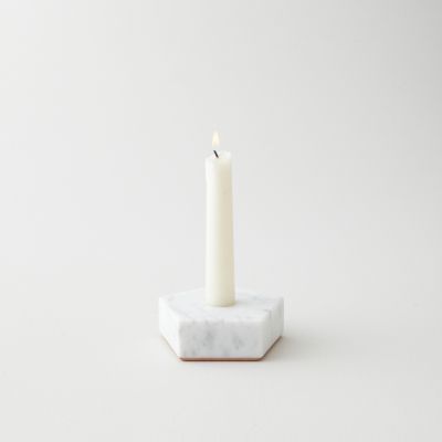 MARBLE STONE CANDLE HOLDER
