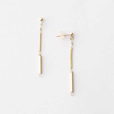 DELICATE CYLINDER EARRINGS