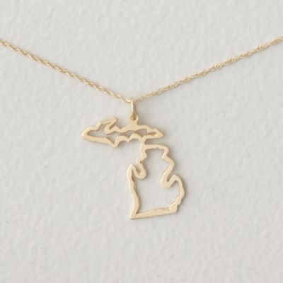 MICHIGAN STATE NECKLACE