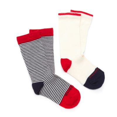 KID 2 PACK SAILOR STRIPE SOCKS