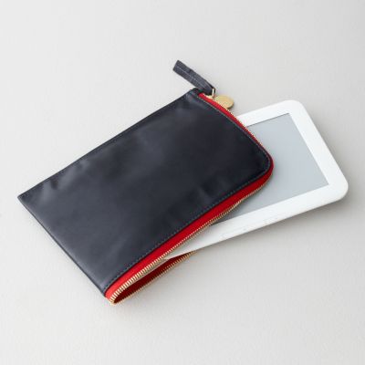 LEATHER KINDLE FIRE ZIP CASE