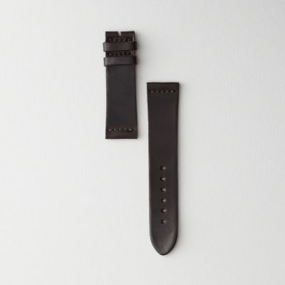 SHELL CORDOVAN #8 LEATHER WATCH STRAP