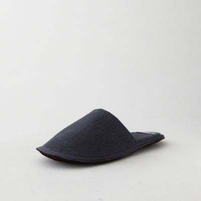 LINEN SLIPPERS