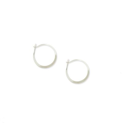 Silver Hoops