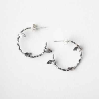 THORN HOOP EARRINGS