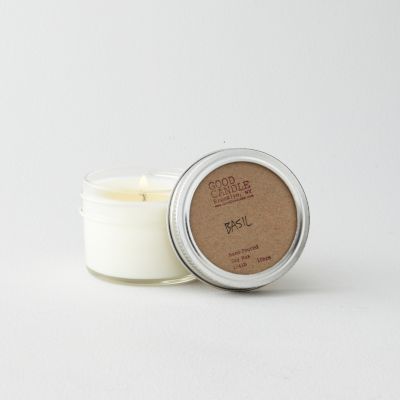 SMALL MASON JAR CANDLE - BASIL