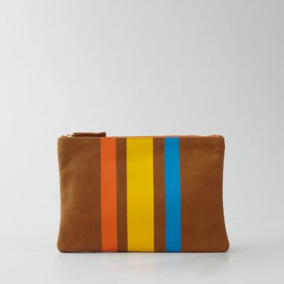 3 STRIPE FLAT CLUTCH