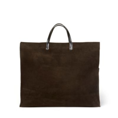 Suede Tote w/ Optional Strap